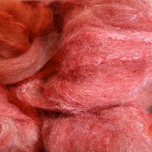 Load image into Gallery viewer, Mixed BFL & Silk - Rose, www.skyloomweavers.com