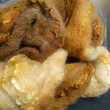 Load image into Gallery viewer, Polwarth & Silk - Saharan Dust, www.skyloomweavers.com
