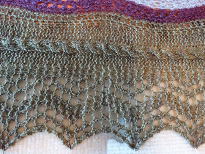 Lace Knitting vs. Bus Knitting