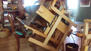 Getting Ready to Weave - Tying up the Treadles