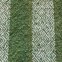 Load image into Gallery viewer, Green &amp; White Boucle Towel - Green, www.skyloomweavers.com
