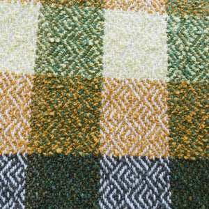 Green & White Boucle Towel - Multi, www.skyloomweavers.com
