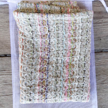 Load image into Gallery viewer, Linen Face Cloth - Natural, w/Goats Milk Soap, www.skyloomweavers.com
