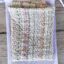 Load image into Gallery viewer, Linen Face Cloth - Natural, w/Goats Milk Soap, www.skyloomweavers.com
