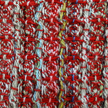 Load image into Gallery viewer, Linen Face Cloth - Red w/Goats Milk Soap, www.skyloomweavers.com
