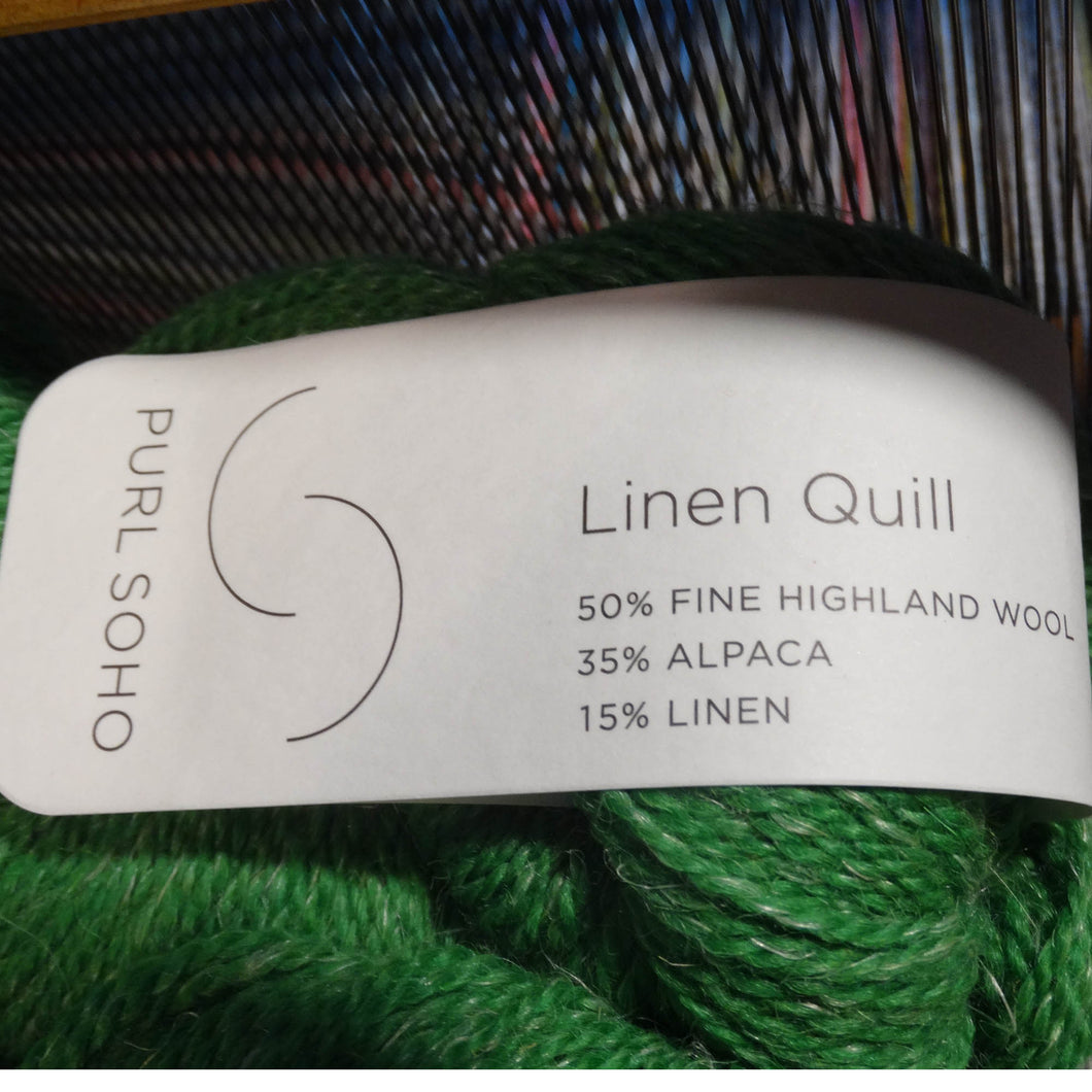 A Clutch - Linen Quill Yarn from Purl Soho