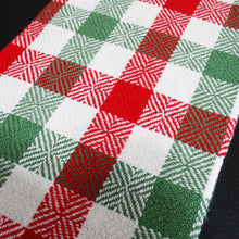 Load image into Gallery viewer, Merry Christmas Kitchen Towel - Stripes, www.skyloomweavers.com
