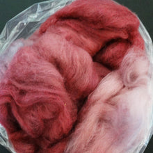 Load image into Gallery viewer, Polwarth/Silk Blend, Red Moon, www.skyloomweavers.com
