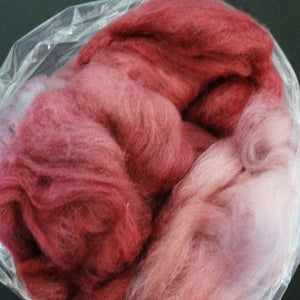 Polwarth/Silk Blend, Red Moon, www.skyloomweavers.com
