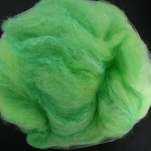 Load image into Gallery viewer, Polwarth/Silk Blend, Spring Green, www.skyloomweavers.com
