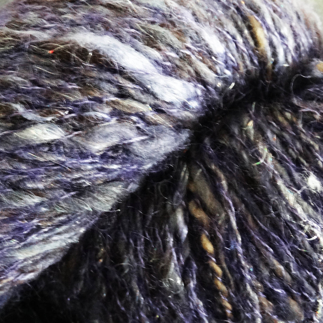 Purple Handspun Yarn, www.skyloomweavers.com