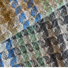 Load image into Gallery viewer, Rainbow Pinwheels Towel - Beige &amp; Grey, www.skyloomweavers.com
