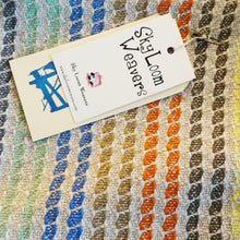Load image into Gallery viewer, Rainbow Pinwheel Bread Cloth - Stripes, www.skyloomweavers.com
