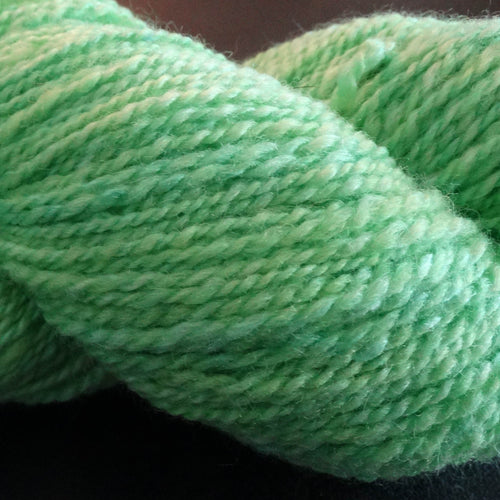 Spring Green Handspun Yarn, www.skyloomweavers.com