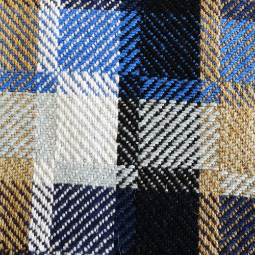 Tumbling Blocks Bread Cloth - Blue, www.skyloomweavers.com