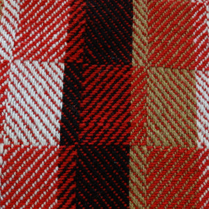 Twill Squares Towel - Red, www.skyloomweavers.com