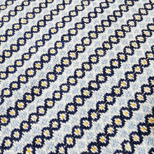 Load image into Gallery viewer, X's &amp; O's Kitchen Towel - Pale Blue -O's, www.skyloomweavers.com
