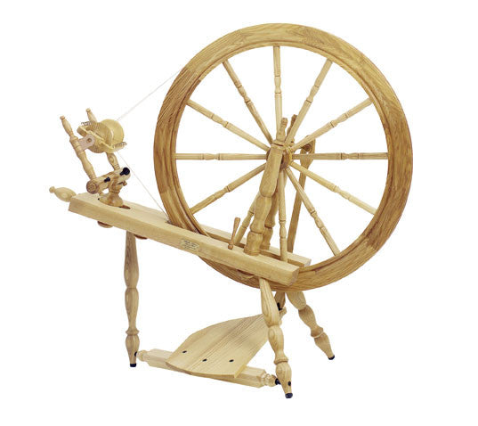 Schacht-Reeves Spinning Wheel - Ash, www.skyloomweavers.com