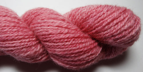 Handspun Yarn - Cochineal w/Alum on Wool, www.skyloomweavers.com