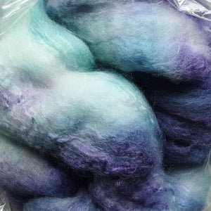 BFL & Silk Spinning Fiber - Ocean Drift, www.skyloomweavers.com
